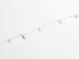 Elegant 925 Sterling Silver Pine Tree & Pinecone Charm Anklet