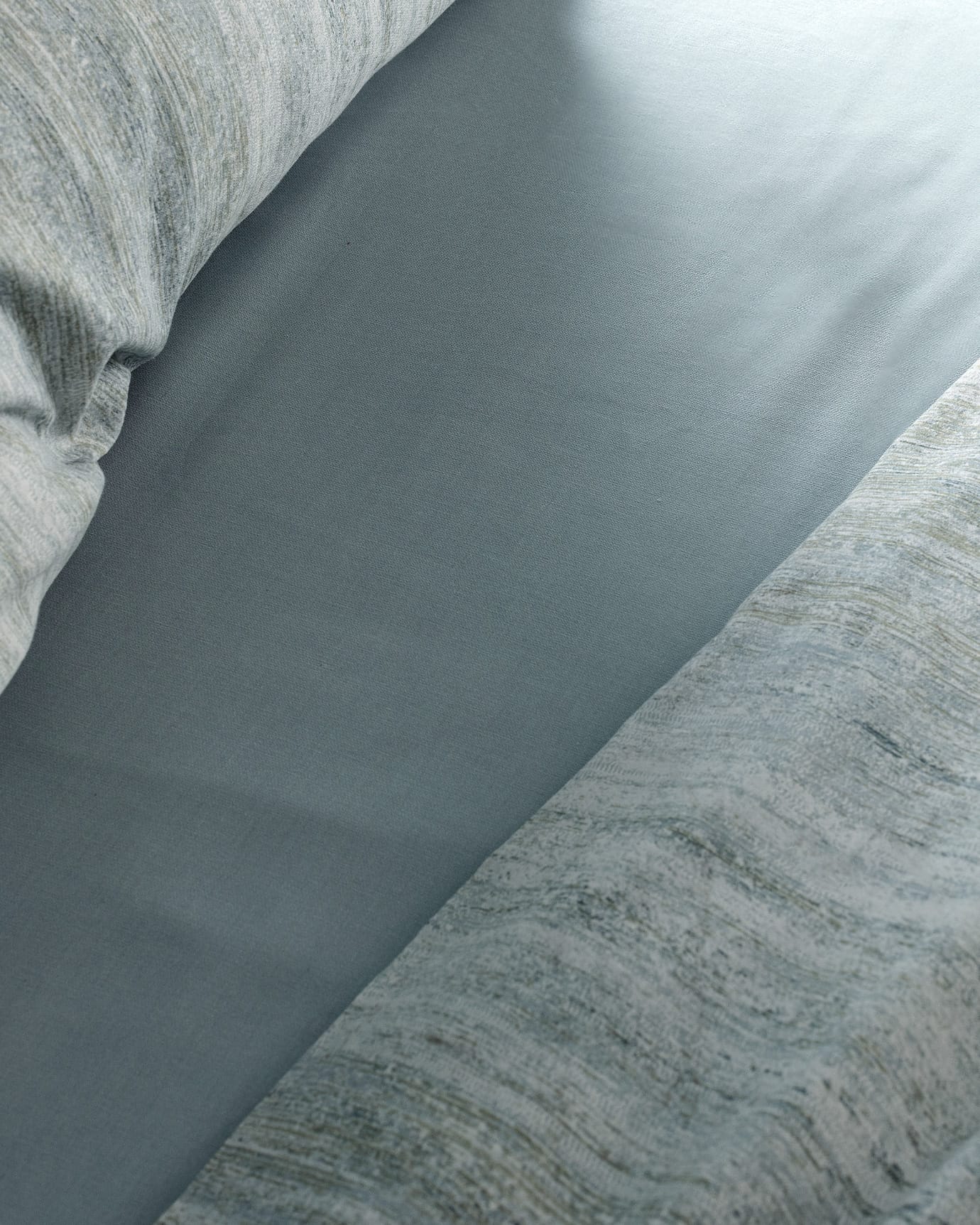 100% Cotton King Size Duvet Cover Set - Crepe Printed Design