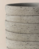 Durable Cement Planter - Modern Minimalist Soft Grey Finish