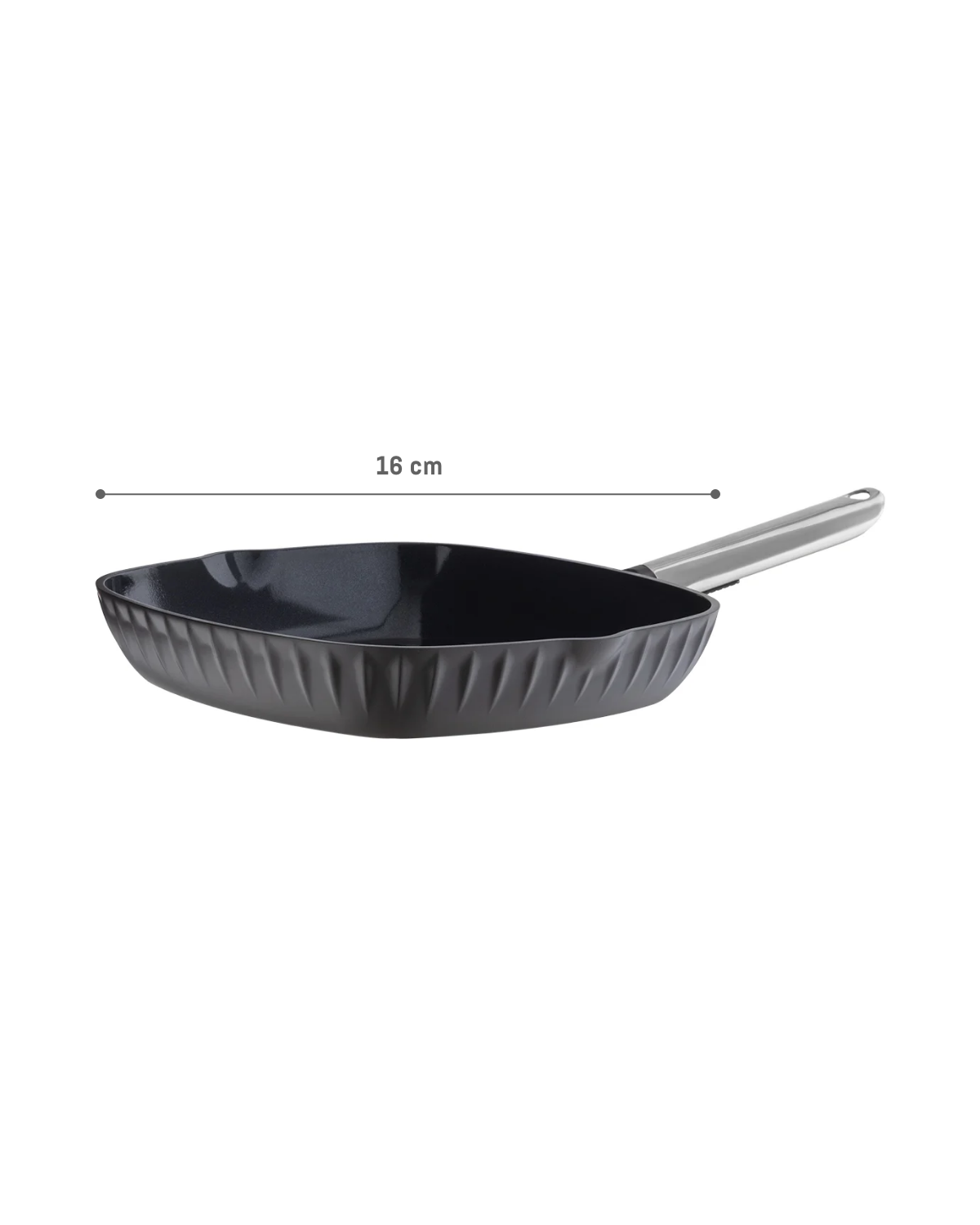 16 cm Nonstick Grill Pan Skillet - Brown