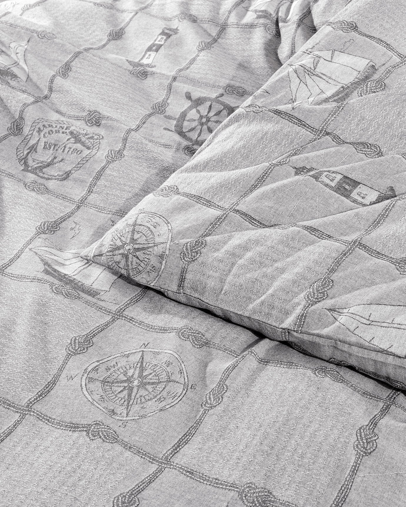 Jacquard Viscose Blend Single Duvet Cover Set - Soft & Elegant