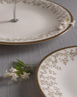 New Bone 7-Piece Tiered Pastry Plate Set - Elegant Serving