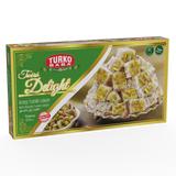 TURKOBABA Premium Handcrafted Pistachio Turkish Delight Lokum - 400g