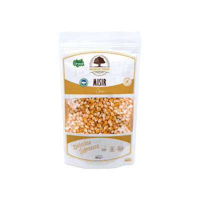 Grains de maïs jaune biologiques premium