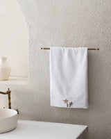 Luxurious 100% Cotton Face Towel - Elegant Embroidered Design