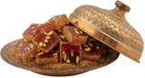 Premium Artisan Kadayif Coated Pomegranate Pistachio Turkish Delight