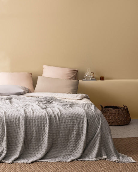 Grania King Size Cotton Bedspread - Premium Bedding Cover