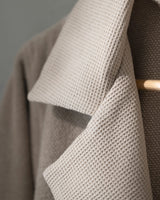 Luxury 100% Cotton Bathrobe Set - Beige - S/M Size