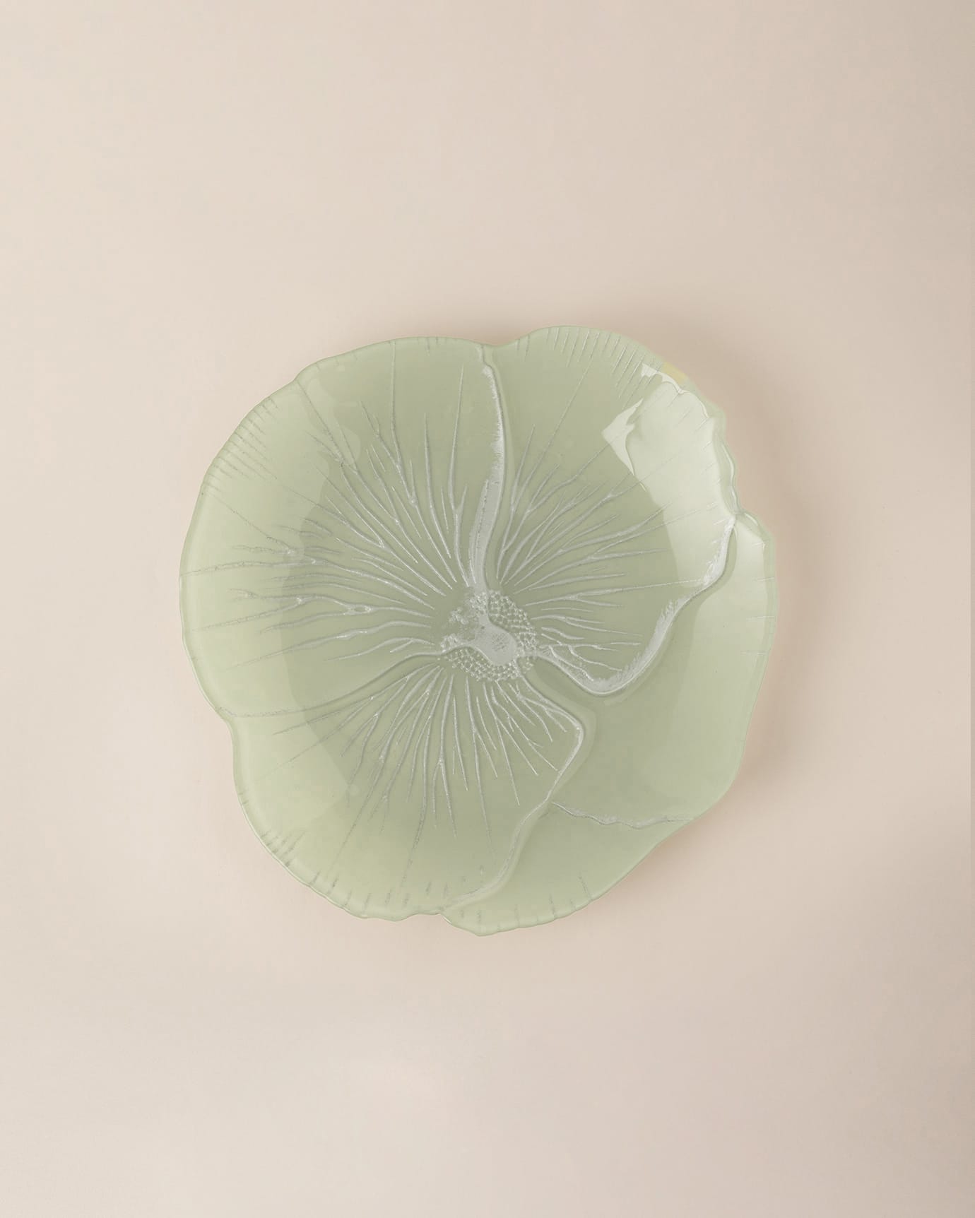 Glass Serving Plate - Violette Collection Design