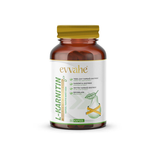 L-Carnitine Bromelain Green Tea Leaf Dietary Supplement Capsules