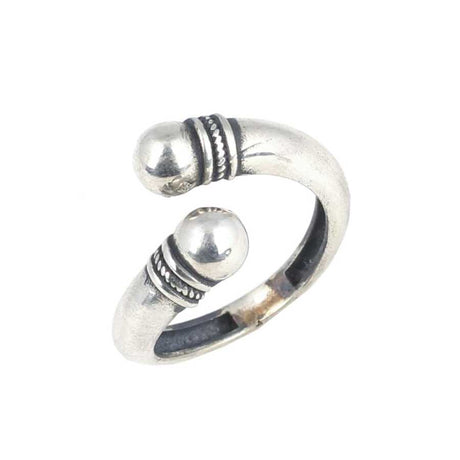 925 Sterling Silver Elegant Sphere Ring