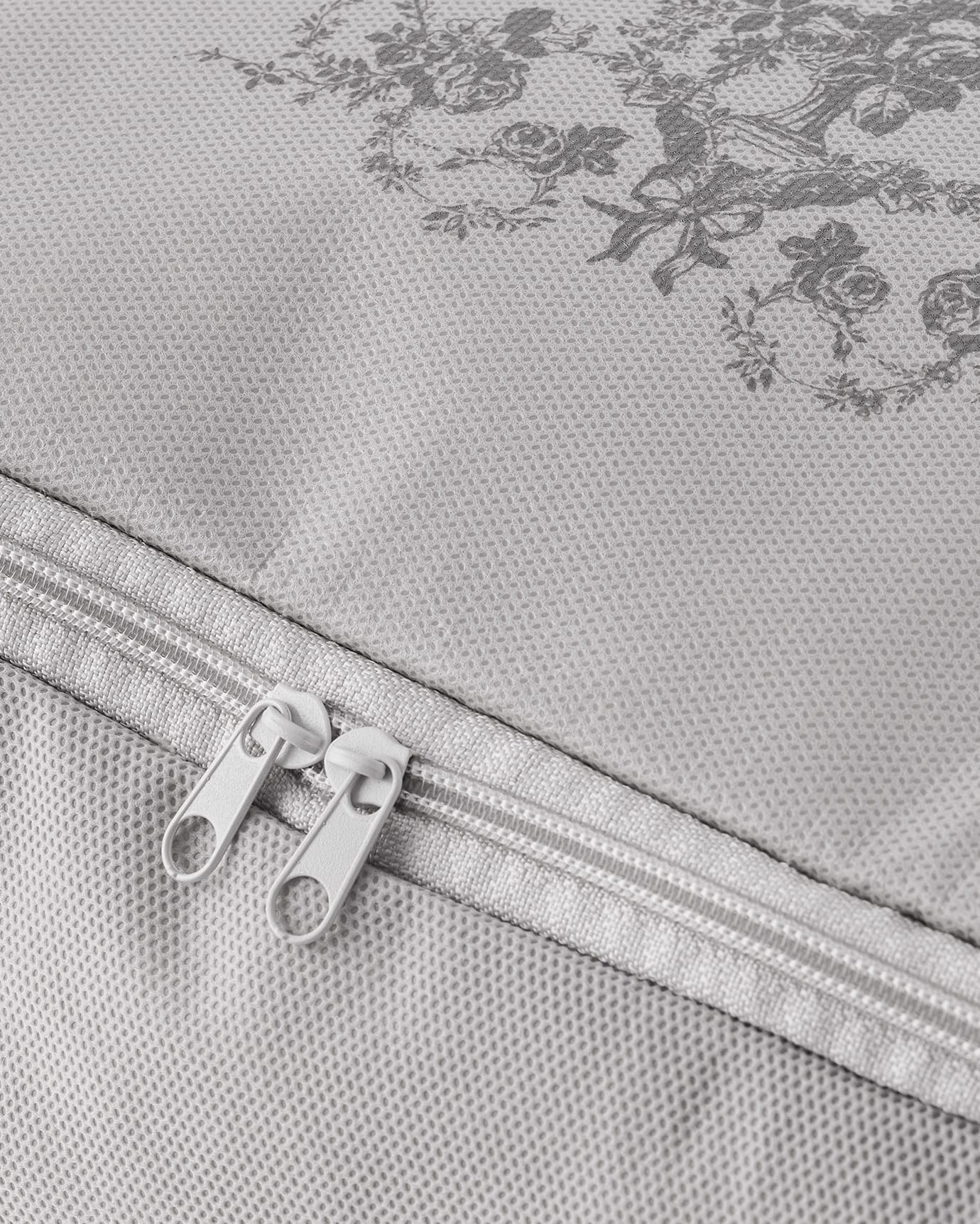 Polypropylene Storage Box - Elegant Floral Pattern