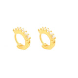 Premium 925 Sterling Silver Six Stone Cartilage Earring