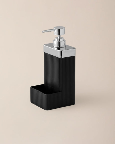 Marais Chrome Liquid Soap Dispenser for Bathroom Countertop