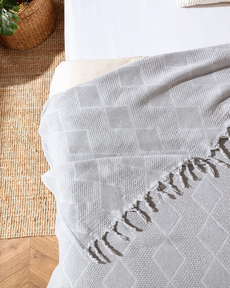 Basile Double Bedspread, Elegant Bed Cover for Bedroom