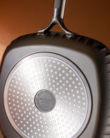 16 cm Nonstick Grill Pan Skillet - Brown
