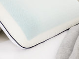 Fuchsia Cooling Gel Memory Foam Pillow for Restful Sleep