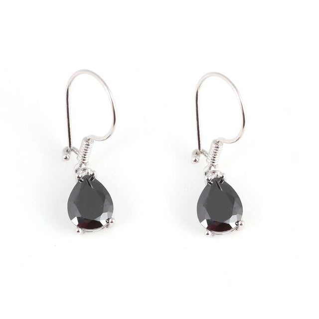 Premium 925 Sterling Silver Large Onyx Drop Earring