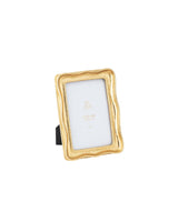 Polyester Photo Frame - Modern Gold Design