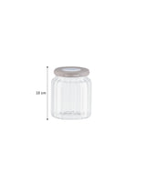 Clear Borosilicate Glass Food Storage Jar with Airtight Lid