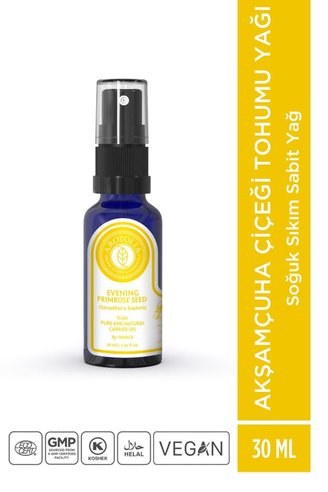 Pure Cold-Pressed Evening Primrose Seed Oil