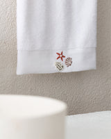 100% Cotton Face Towel - Elegant Ethe Embroidery