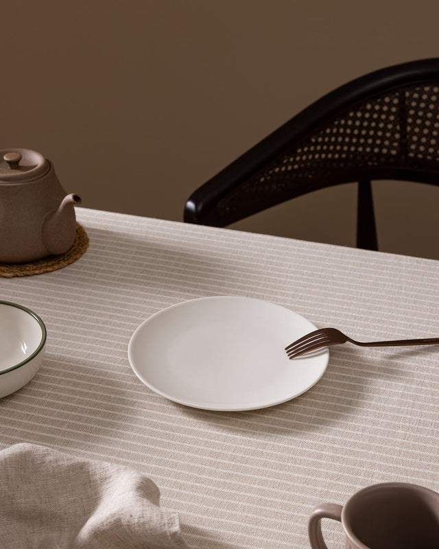 New Bone Porcelain Pasta Plate - Modern Minimalist Design