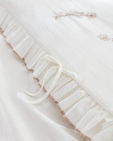 Premium 100% Cotton King Size Duvet Set - Elegant Ruffled Finish