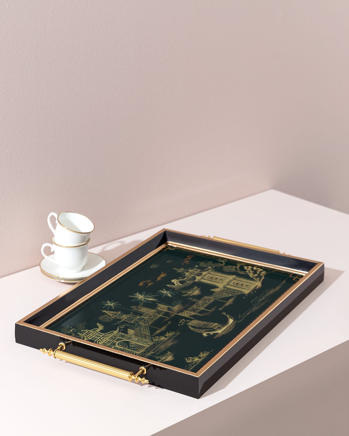 Robustes Kunststoff-Serviertablett – Buntes & modernes Design zum Unterhalten