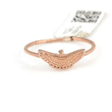 Sterling Silver Delicate Bird Ring - Winged Charm Design
