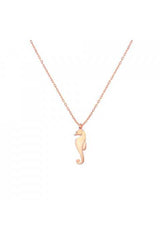 925 Sterling Silver Seahorse Necklace - Delicate Ocean Charm