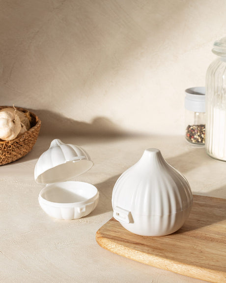 Garlic and Onion Storage Container - Kitchen Produce Keeper