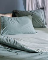 Cotton Blend Jersey Duvet Cover Set - Soft & Fitted Comfort