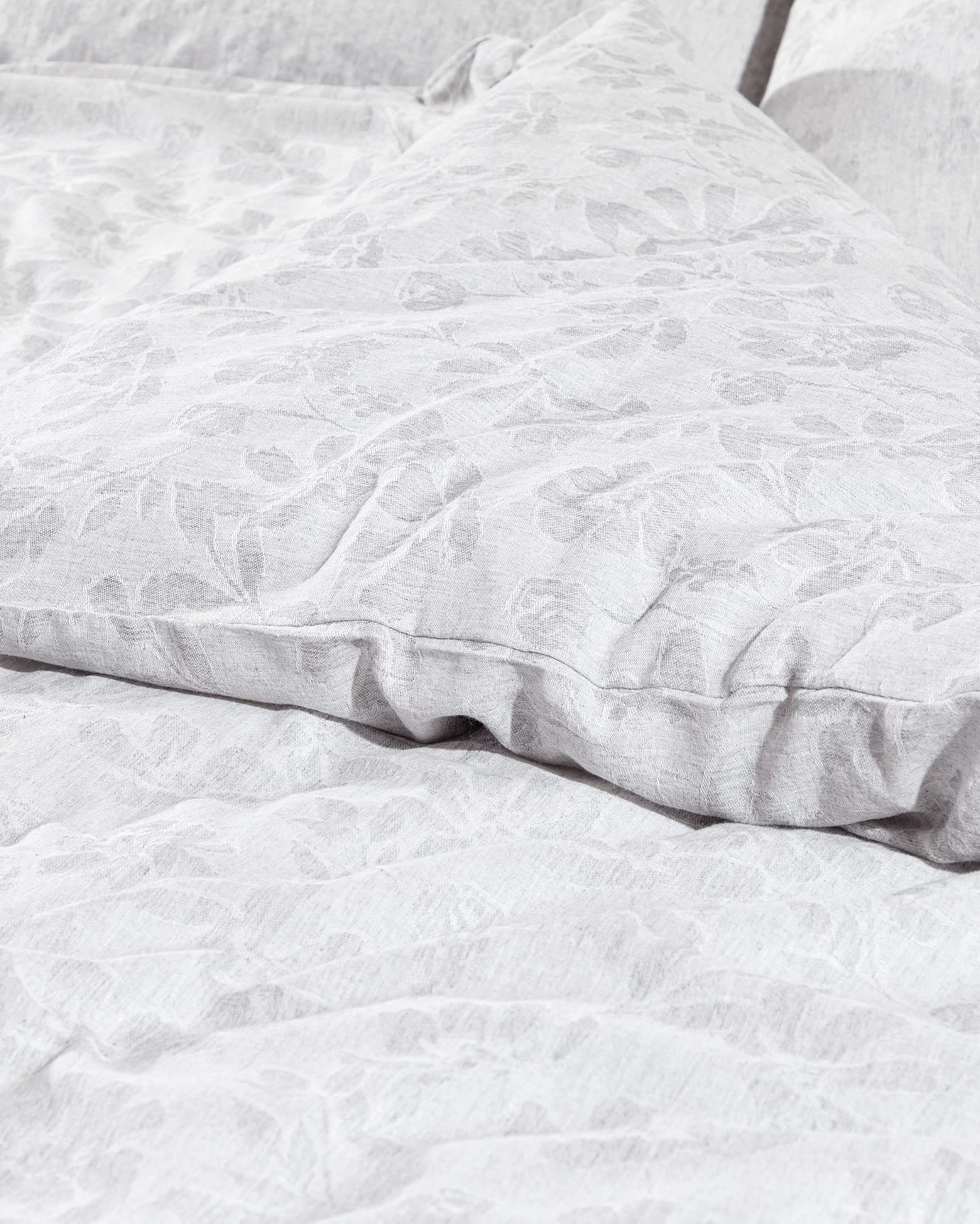 Viscose Cotton Blend Double Duvet Cover Set - Cluny Jacquard Weave
