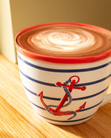 New Bone 2-Piece Cup Set - Vibrant Marine Rope Pattern