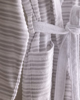 Unisex Turkish Cotton Terry Bathrobe - Plush Absorbent Robe