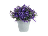 Diatou Faux Potted Flower Plant - Realistic Home Decor Accent