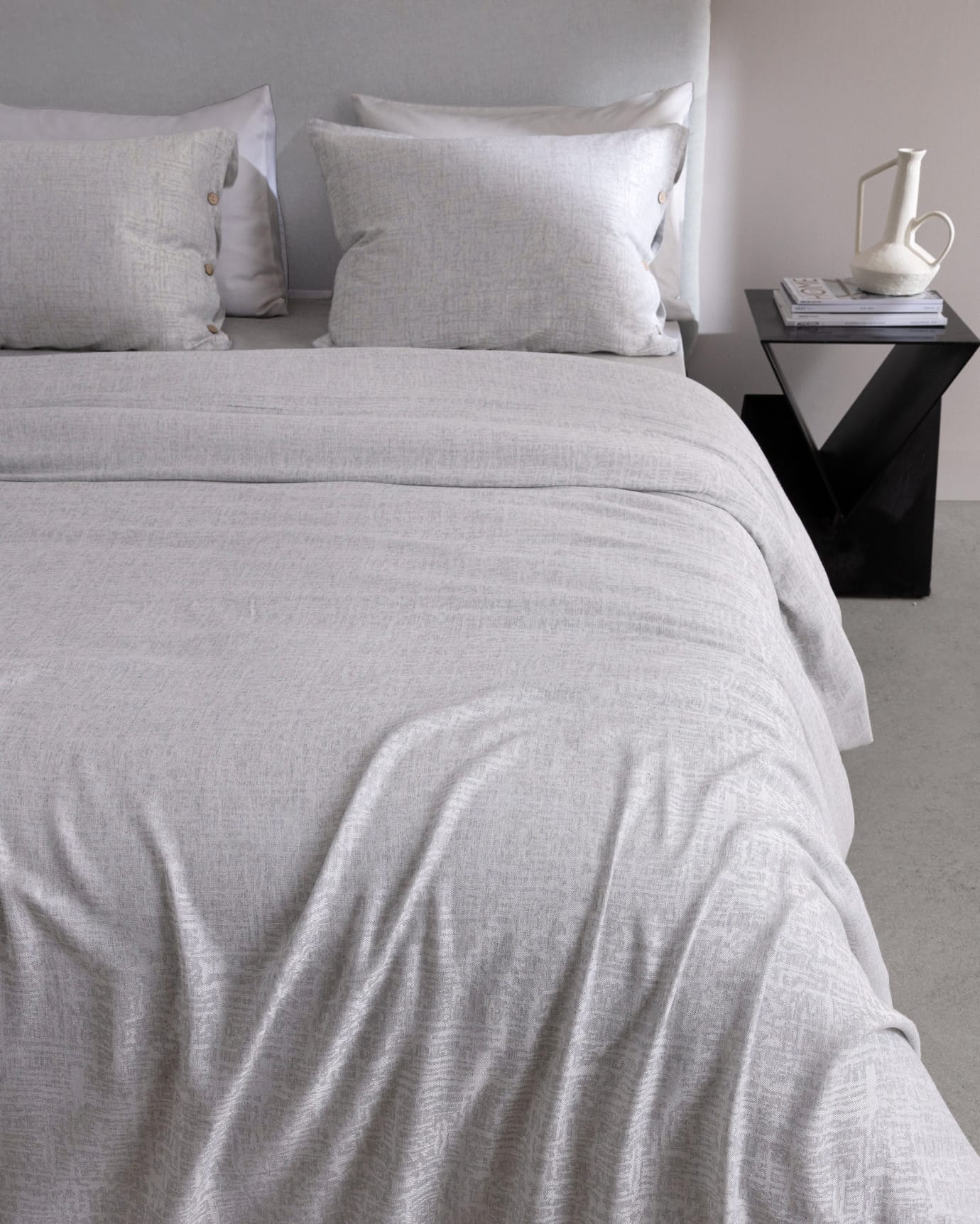 Valenza Viscose Katoenmix Dubbel Dekbedovertrekset - Jacquard Weefsel