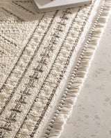 Chessy Cream Area Rug - Soft Living Room Carpet