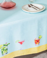 Vienne kleurrijk polycotton tafellaken voor de eettafel