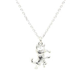 925 Sterling Silver Puss in Boots Cat Charm Necklace - Feline Whimsy
