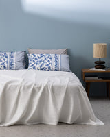 Mathilda King Size Cotton Ecocell Solid Pique Bedding Set