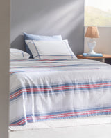 Cotton-Lyocell Blend King Size Piqué Set - Soft Eco-Printed Design
