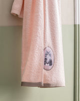 100% Cotton Face Towel - Soft, Absorbent, Powder Pink