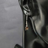 Sterling Silver Mystic Topaz Teardrop Dangle Earrings - Petite Design