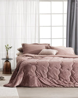 King Size Bedding Set, Powder Pink Complete Collection