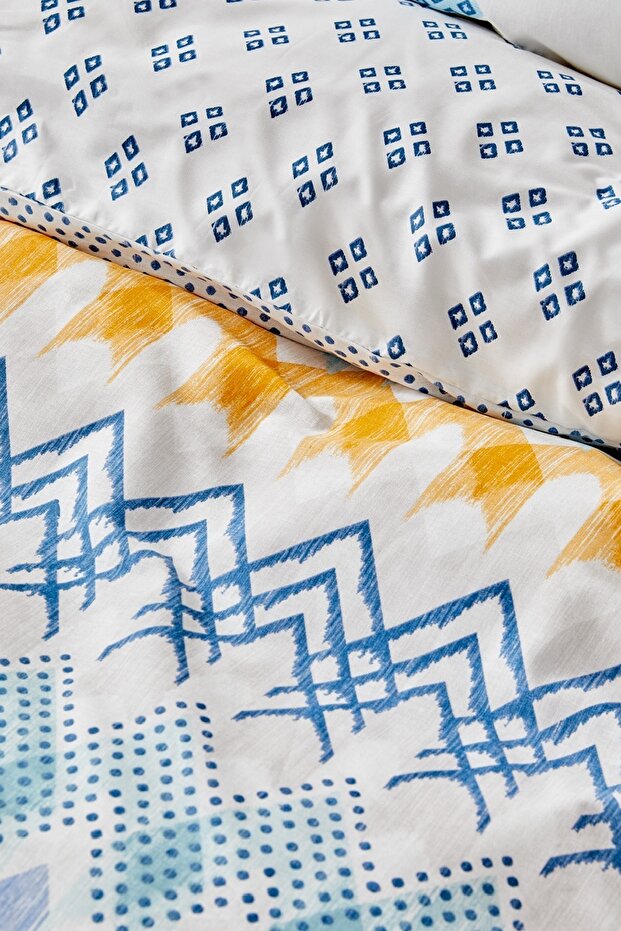 Ethnico 100% Cotton Double Size Duvet Cover Set