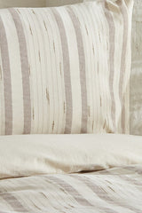 100% Cotton Double Duvet Cover Set - Beige 200x220cm