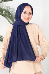 Navy Blue Viscose Soft & Comfortable Shawl