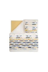 Stain Ranforce Double Duvet Cover Set - 100% Cotton, Abstract Stripes